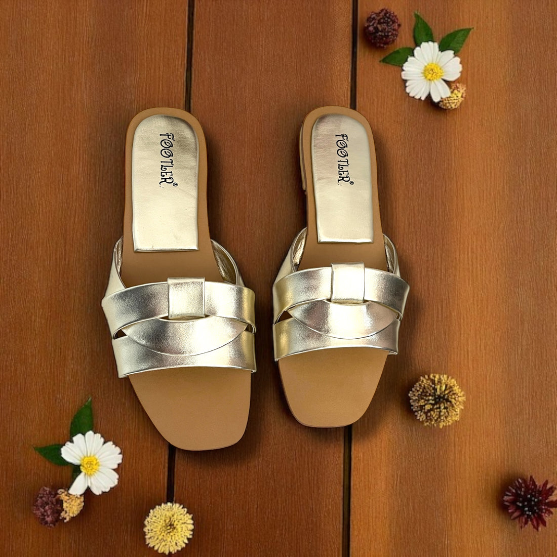 BronzeGrace Slip-Ons