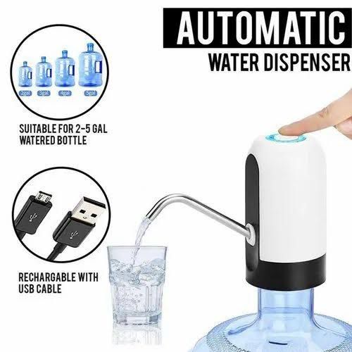 Drinking Water Dispenser Portable Electric Water Bottle Pump USB Charging
