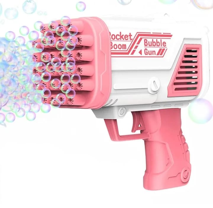 Bubble Machine Gun, 36 Holes Bazooka Gun Toy Blaster for Toddlers 3+ & Kids, Bubbles Blower Toy